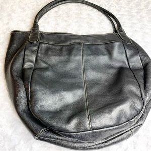 Tignanello black leather bag